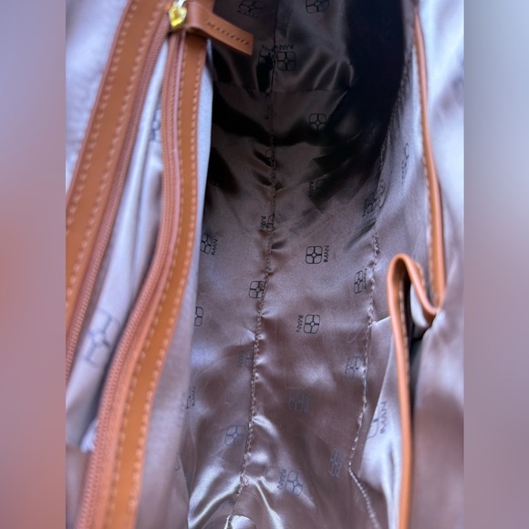 IMAM Shoulder Bag Euciman trapezoid travel brown/gray travel bag lightweight pur - Picture 12 of 16